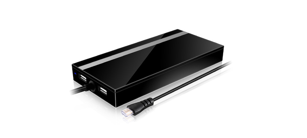  90W Ultra Slim Universal Laptop AC Adapter With Dual USB (B)